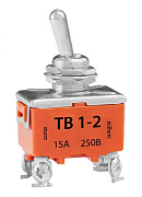тумблер тв 1-2 (двухполюсный 2з) (тэ)