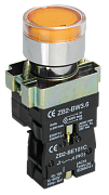 кнопка lay5-bw3561 с подсветкой желтый 1з iek
