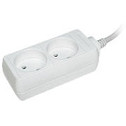 удлинитель у02 2 места 2р/10м  2х0,75 шввп 