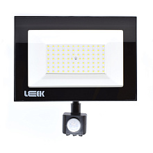 Прожектор светодиодный LE LED FL IR  100W BLACK IP65 с сенсором (LEEK)