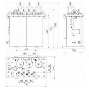 трансформатор тмг-25/6-ухл1  6/0,4 кв  д/yн-11  алттранс  2024г
