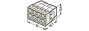 клемма wago 2273-208 8х2,5мм2 (упак.50шт.)