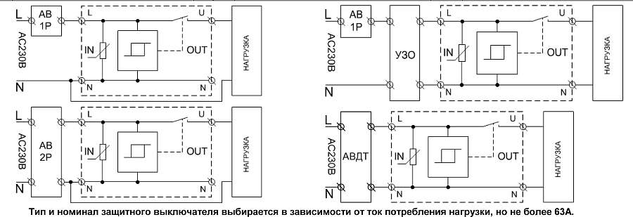 устройство защиты от дугового пробоя уздп-63м ухл4 (меандр) 