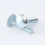 винт с полукруглой головкой и квадратным подголовником м6х16 (100шт.) 