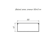 кабель-канал   "чёрный" 100х40 (упак.8м) [промрукав]