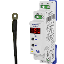Реле температуры ТР-М02 ACDC36-265В УХЛ4 цифовой индикатор, с датчиком ТД-2, кабель 2м (-55...+125°С) (Меандр)