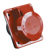 розетка встраиваемая сси-414 3р+е 16а 380-415в ip44 iek 