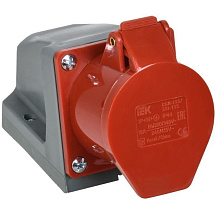 Розетка стационарная CCИ-115 3Р+РЕ+N 16А 380-415В IP44 IEK