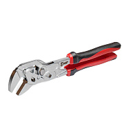 клещи переставные 260мм- гаечный ключ серия профи (квт) 