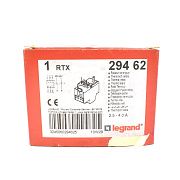 реле тепловое rtx-1 (2,5-4,0а) 1н.о+1н.з (типоразмер 1) legrand (29462) 