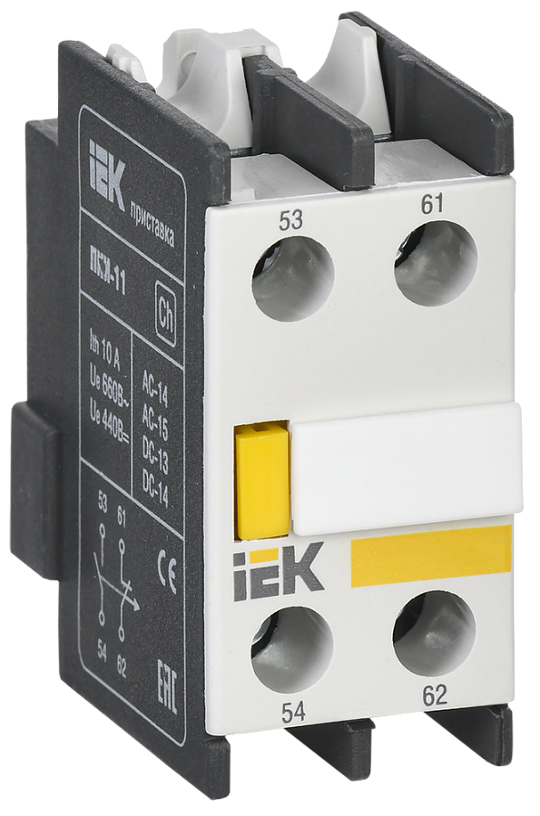 приставка пки-11 дополнительные контакты 1з+1р iek