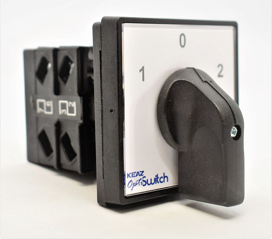 переключатель optiswitch 4g25-52-u-r114 25а "0-1-2"-"откл-0-вкл" 2р/690в (keaz)