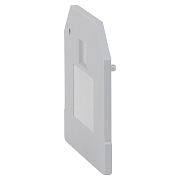 крышка концевая для клеммы проходной opticlip d-tb-16-серый (keaz) 