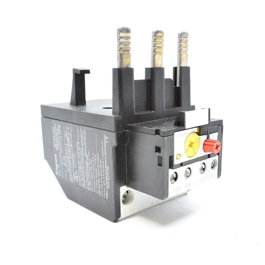 реле тепловое rtx-1 (30-43а) 1н.о.+1н.з. (типоразмер 2) legrand 