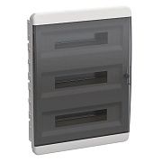 tekfor корпус пластиковый щрв-п-54 ip41 черная прозрачная дверь iek