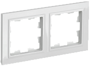 brite рамка 2-местная ру-2-брб белый iek