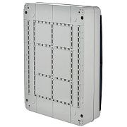 tekfor корпус пластиковый кмпн-54 ip65 черная прозрачная дверь iek