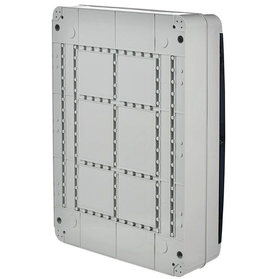 tekfor корпус пластиковый кмпн-54 ip65 черная прозрачная дверь iek