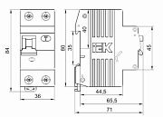 автоматический выключатель дифференциального тока авдт32 c10 30mа generica