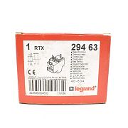 реле тепловое rtx-1 (4,0-6,3а) 1н.о+1н.з (типоразмер 1) legrand (29463) 