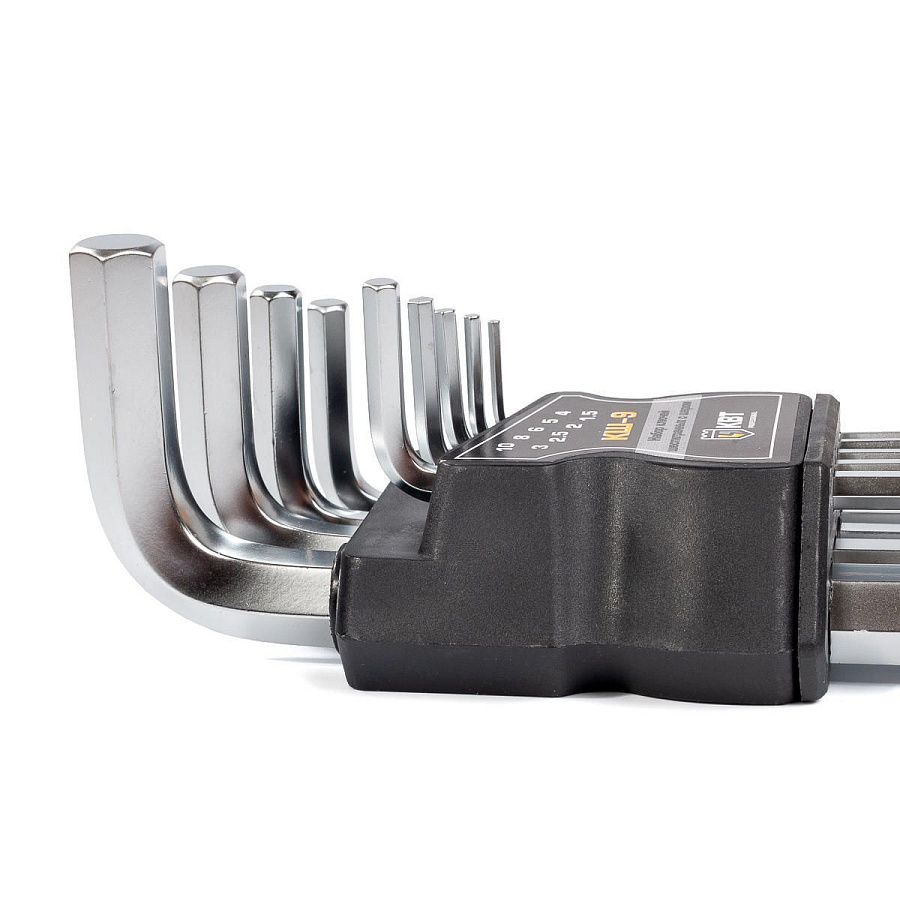 набор шестигранных ключей с шаром кш-9 серия kbt-professional 