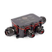 коробка распределительная герметичная 4-х вводная mg box m-4 ip68 (fortisflex)