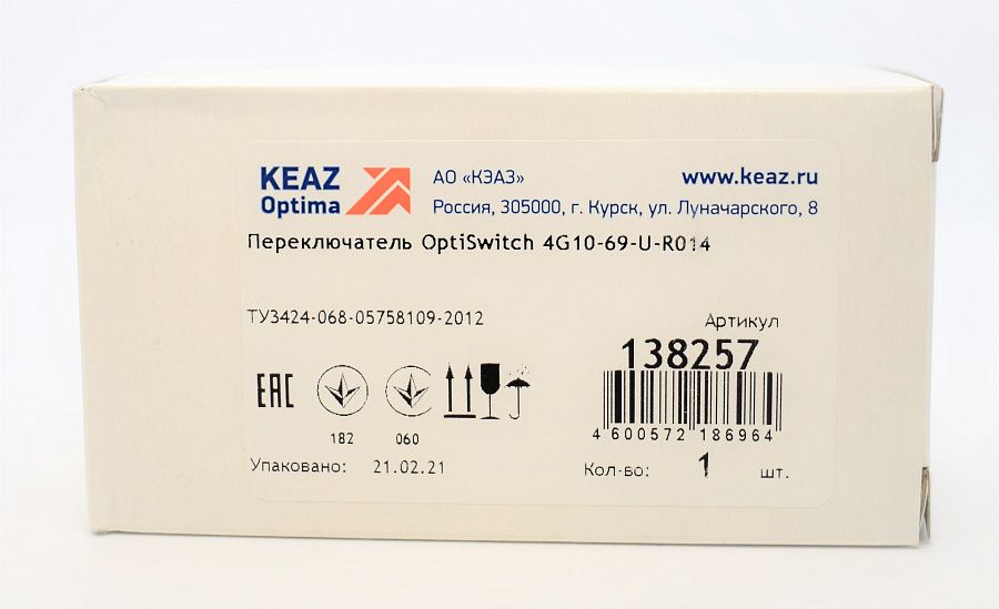 переключатель optiswitch 4g10-69-u-r014
