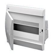 корпус пластиковый встраиваемый 12 модулей дверь белая unibox ip40 (292х262х110мм) 1sl0501a06 abb