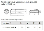 капа термоусаживаемая огт-75/30 (квт)