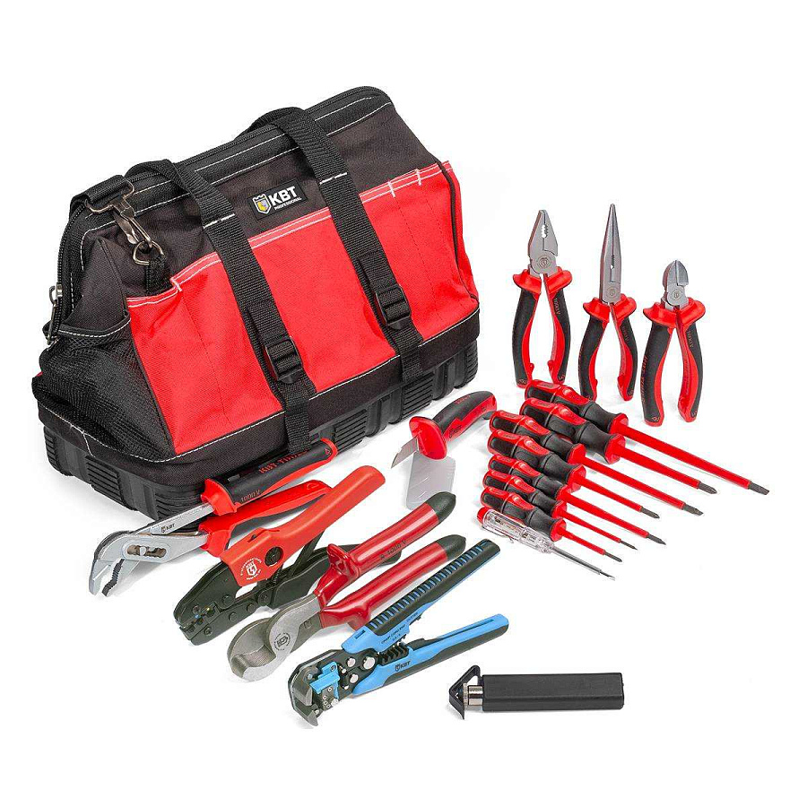 набор инструментов электрика ниэ-01 (квт)  