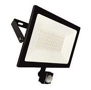 прожектор светодиодный le led fl ir  50w black ip65 с сенсором (leek)