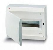 корпус пластиковый накладной 12 модулей дверь белая unibox ip40 (295х245х115мм) 122420008 abb