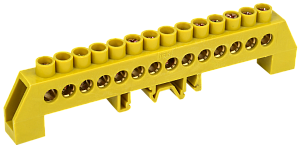 Шина нулевая в комб DIN-изол тип "Стойка" ШНИ-8х12-14-КС-Ж ИЭК														
