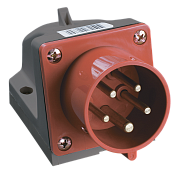 вилка стационарная сси-515 16а 3р+ре+n 380-415в ip44 iek 