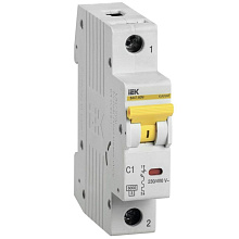 KARAT Автоматический выключатель ВА47-60M 1P C 1А 6кА IEK