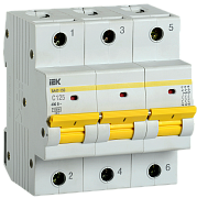 авт. выкл. ва47-150 3р 125а 15ка х-ка c iek