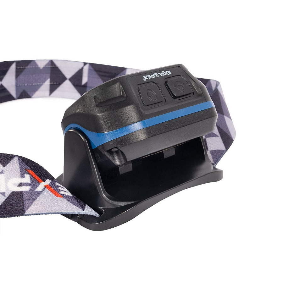 фонарик налобный hl-6567 серия explorer светодиодный с сенсором движения (квт)