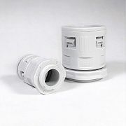 муфта вводная для гофрированных труб серая вм-гт-20 (промрукав)