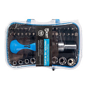 набор отвертка с битами нб-46 серия мастер (квт) 