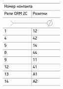 розетка ors-m для реле orm 2c oni 