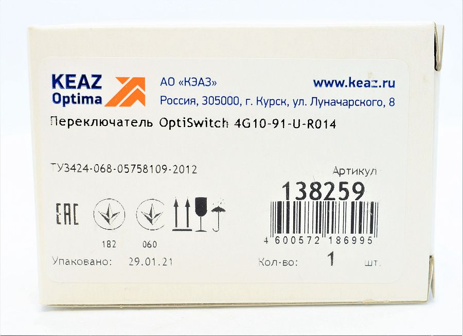 переключатель optiswitch 4g10-91-u-r014