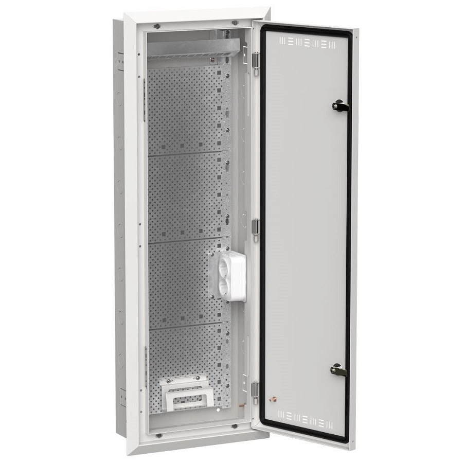 titan 5 корпус мультимедиа щрв-72 (1х72) 1005х365х130мм ip30 белый iek