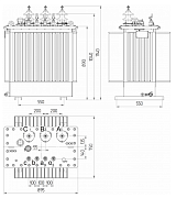 трансформатор тмг-160/10-ухл1  10/0,4 кв  д/yн-11  алттранс  2025г