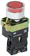 кнопка lay5-bw3461 с подсветкой красный 1з iek