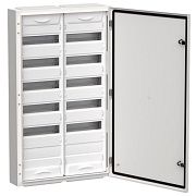 titan 5 корпус металлический щрн-144 (2х72) 960х570х140мм ip54 белый (одна дверь) iek