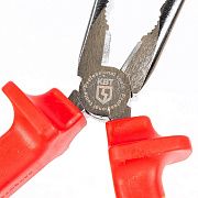 длинногубцы диэлектрические 160 мм серия профи для работ под напряжением до 1000 в, стандарт vde (квт) 