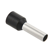 наконечник-гильза е  6,0-12  6мм2 черный (100шт) иэк