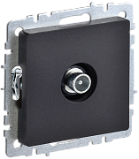brite розетка tv проходная ртв10-0-брч черный iek