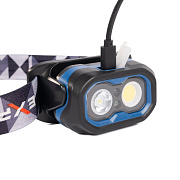 фонарик налобный hl-6567 серия explorer светодиодный с сенсором движения (квт)