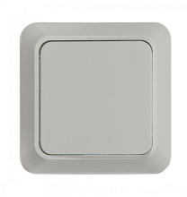 Выключатель одинарный BOLLETO белый накладной 7021 (IN HOME)